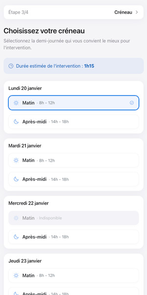 Interface TNT sur mobile
